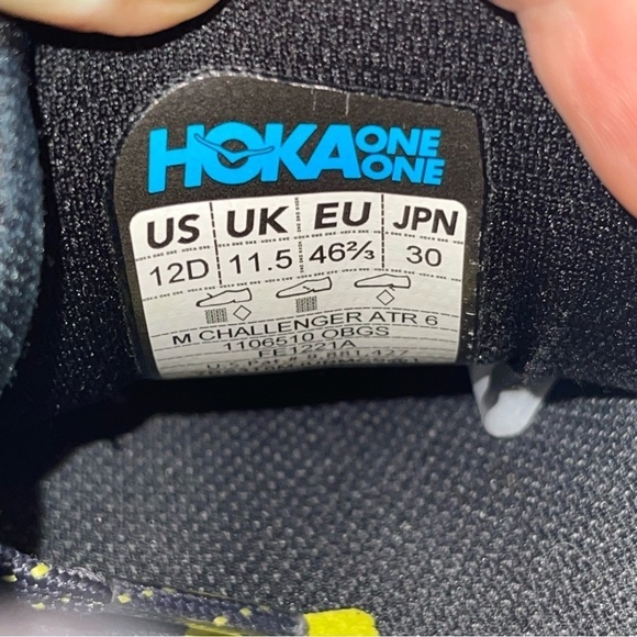 Hoka Challenger ATR 6 One One Men Shoes Size 12 - Picture 9 of 11